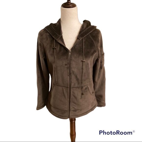 Kristen Blake Beautiful Plush Brown Jacket - Picture 1 of 10